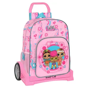 School Rucksack With Wheels Lol Surprise! Glow Girl Pink (33 X 42 X 14 Cm)