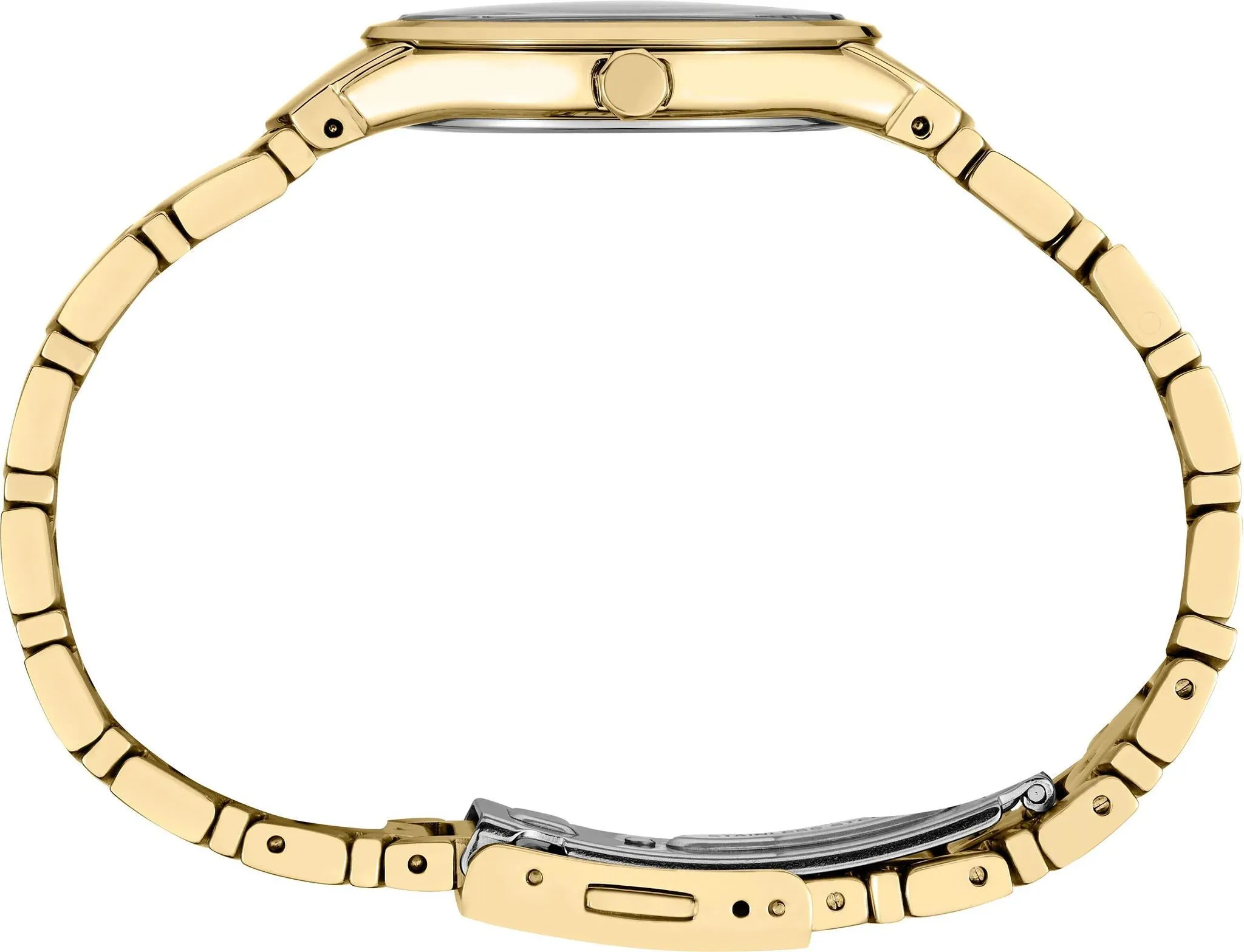 Seiko Essentials Collection Ladies Gold Tone Watch SUR552