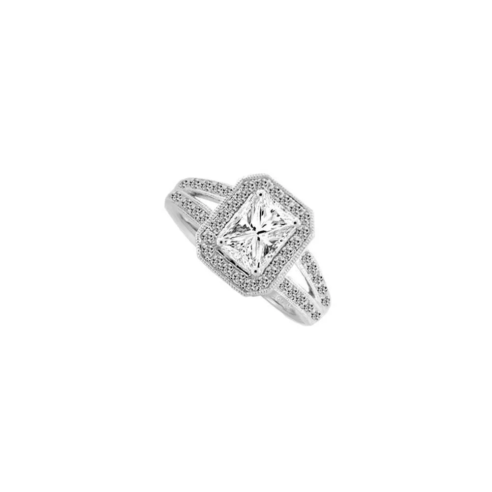 Silver razzle dazzle ring