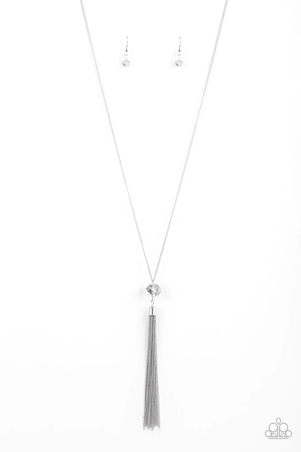 Socialite of the Season - Silver Necklace - Paparazzi Accessories