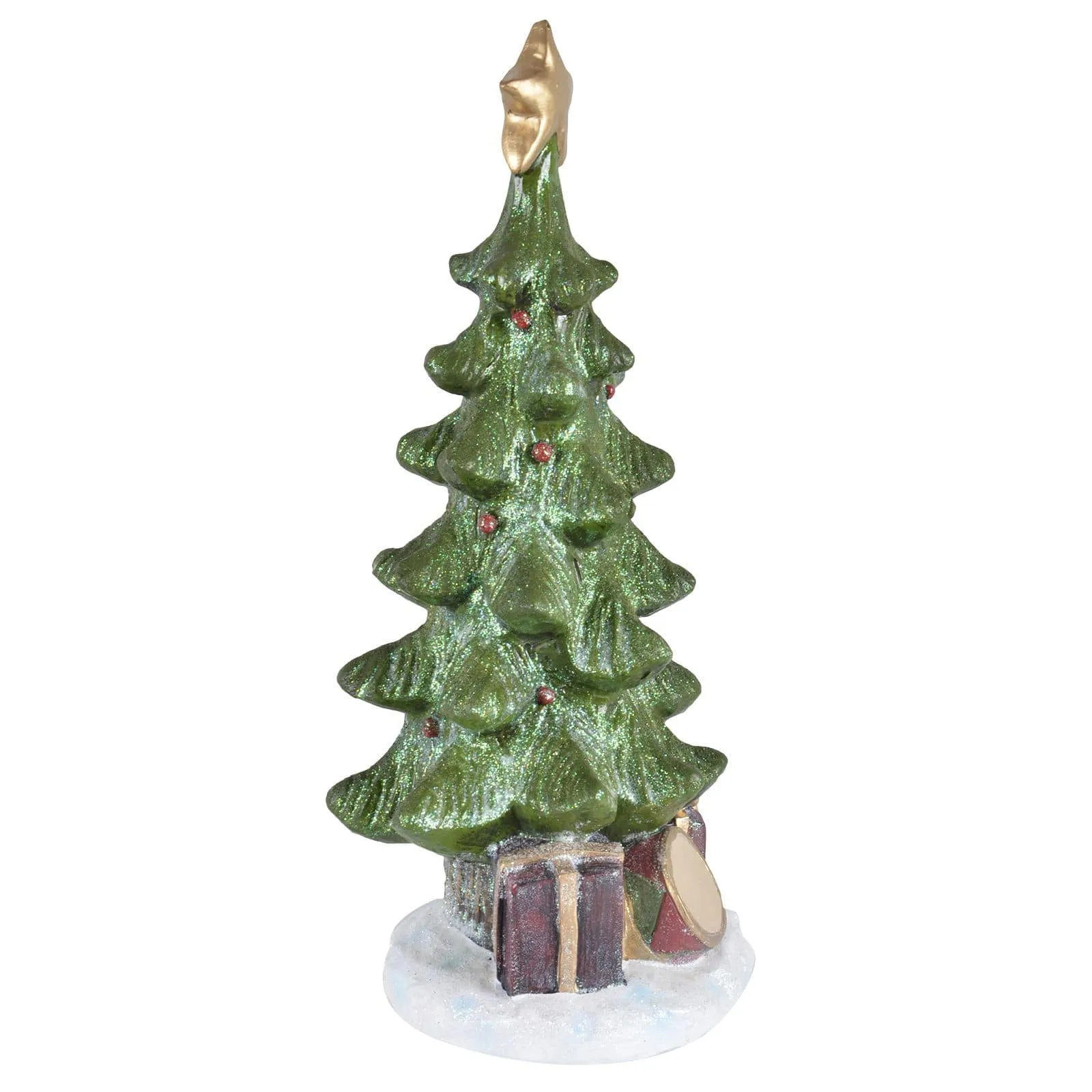 Sparkling Christmas Tree Resin Ornament - Assorted Sizes