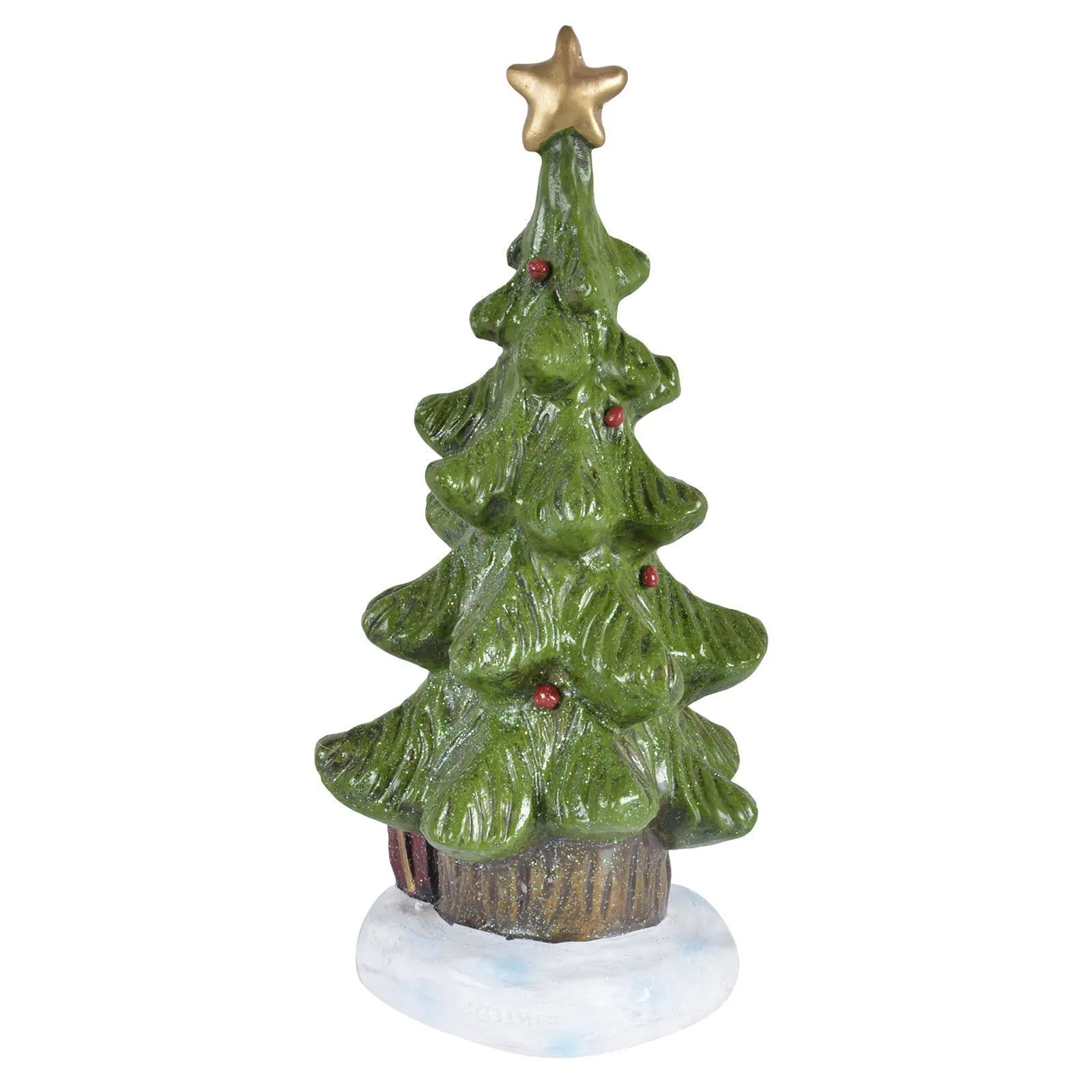 Sparkling Christmas Tree Resin Ornament - Assorted Sizes