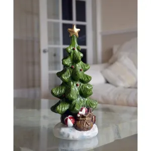 Sparkling Christmas Tree Resin Ornament - Assorted Sizes