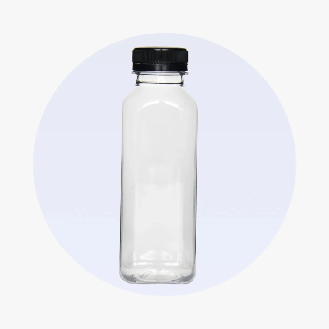 Square Shaped PET Bottles | 24 oz