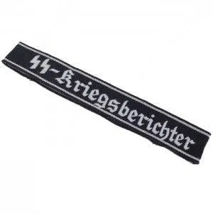 SS Kriegsberichter EM Cuff Title