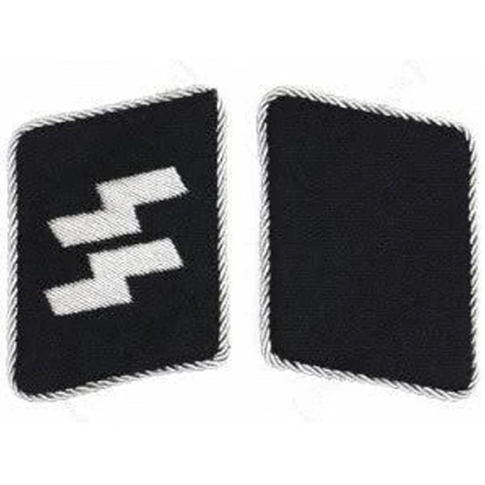 SS Officer Collar Tabs - Authentic Reproduction Military Insignia for Collectors and Reenactment