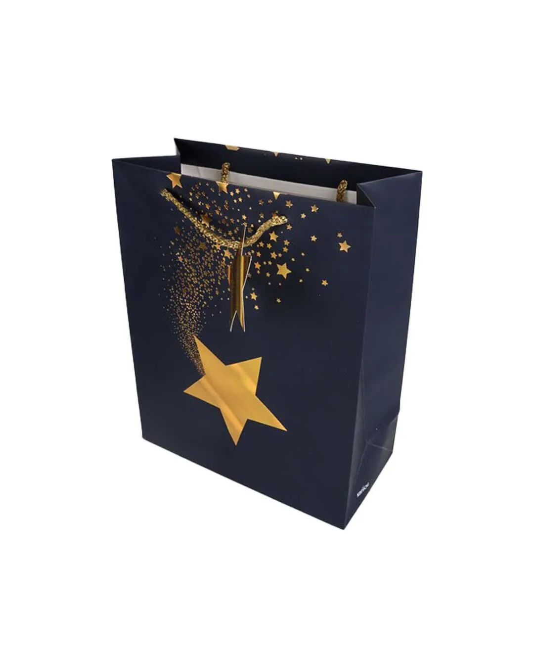 Stardust Gift Bag, Large, Navy Blue, Paper, Set of 3