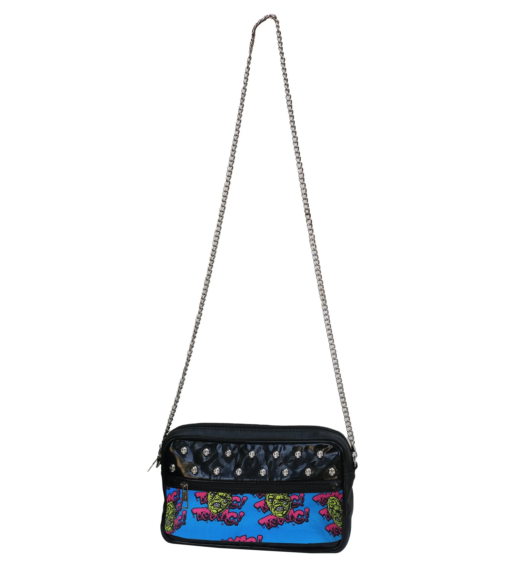 Suzani Printed Fabric Lether Saddle Bag