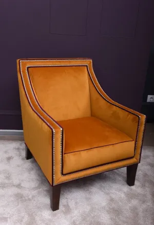 Sydney Orange Armchair