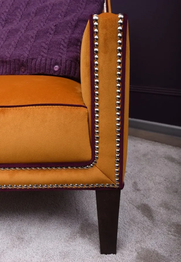 Sydney Orange Armchair