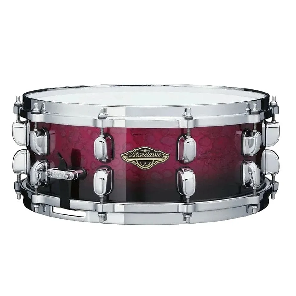 Tama Starclassic Walnut/Birch Snare Drum 14x5.5 Molten Dark Raspberry Fade