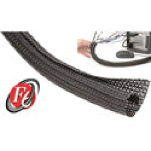 TechFlex - 1/2 Inch F6-Self Wrap Sleeving Black 10ft