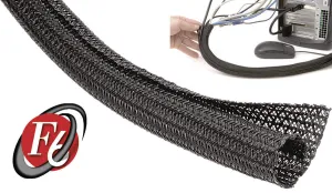 Techflex 1/2 Inch F6-Self Wrap Sleeving Black 150FT