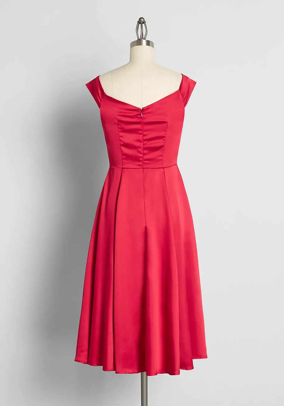 The Prettiest Present Swing Dress