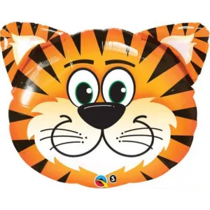 Tickled Tiger Shape Foil Balloon - 76cm