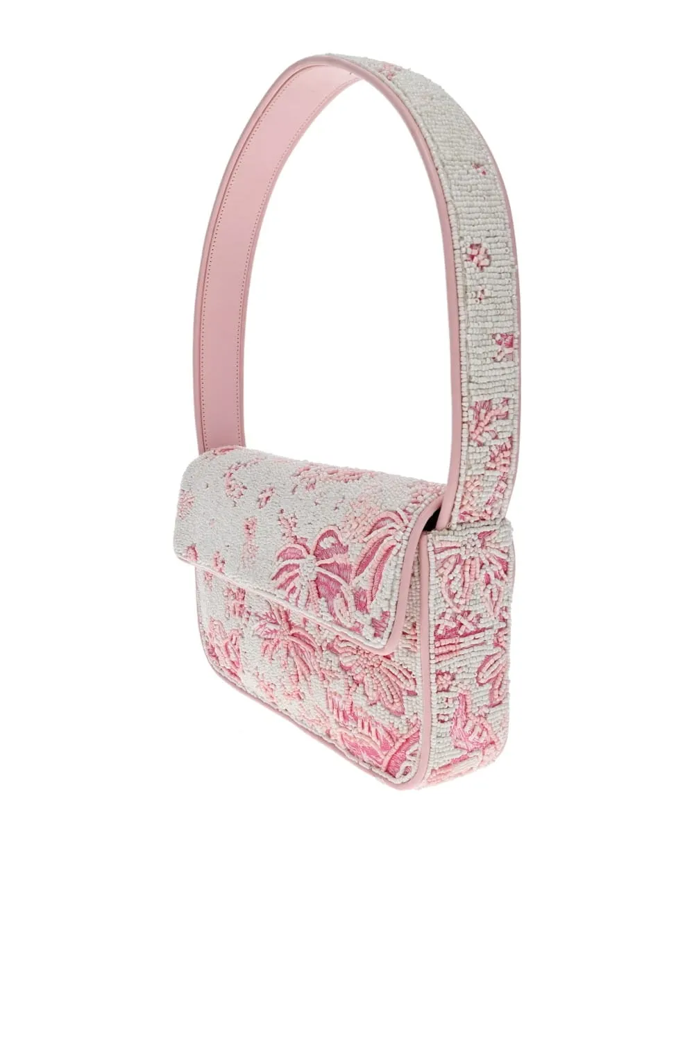 Tommy Cherry Blossom Beaded Shoulder Bag