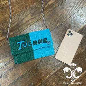 Tulane Beaded Mini Crossbody Purse