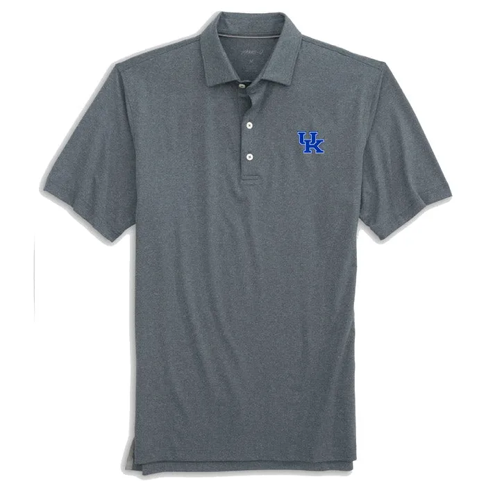 University of Kentucky Birdie Polo in Heather Black by Johnnie-O