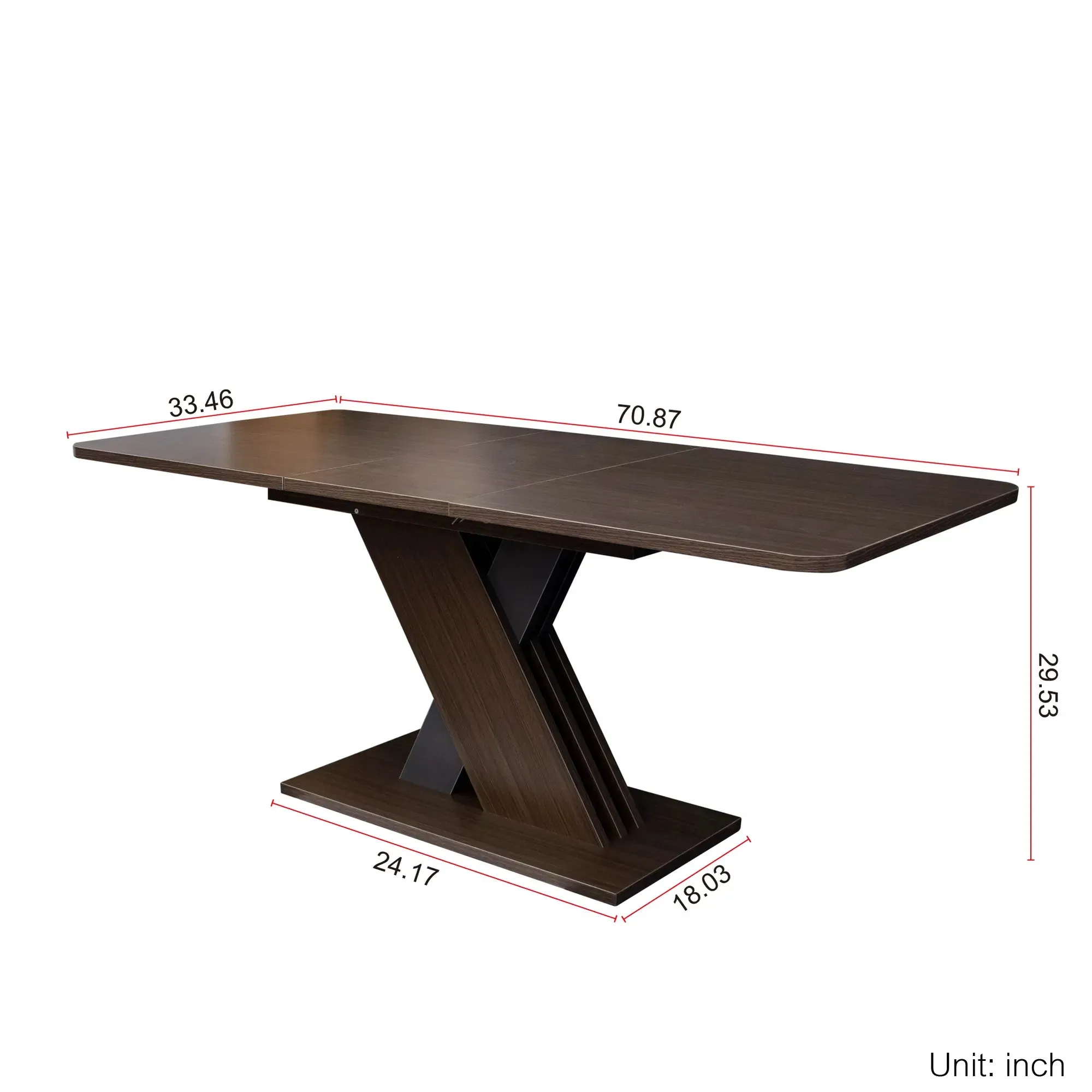 Venture Modern Expandable Dining Room Table