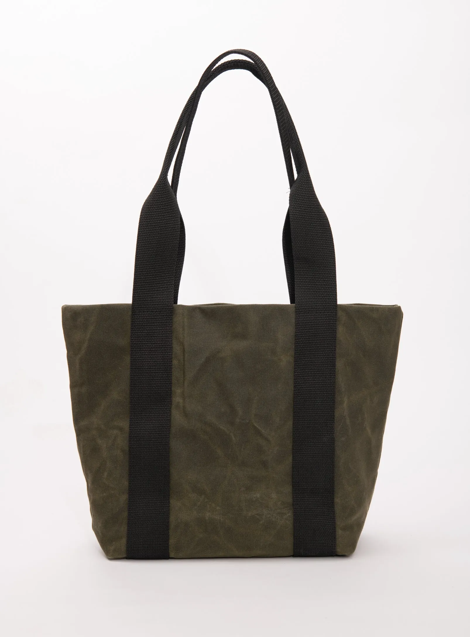 Waxed canvas tote bag ROSEMONT model