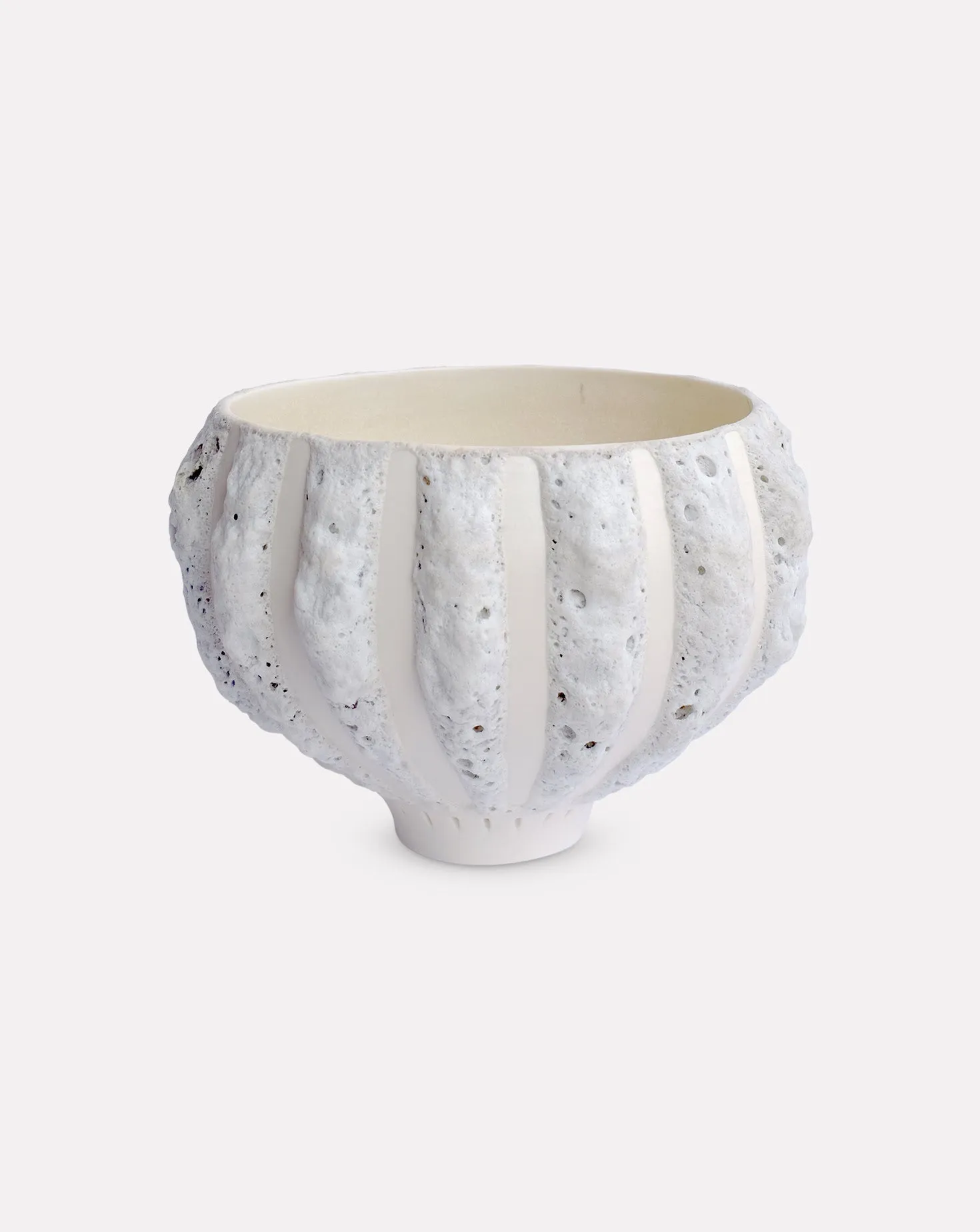 White Stripe Bowl