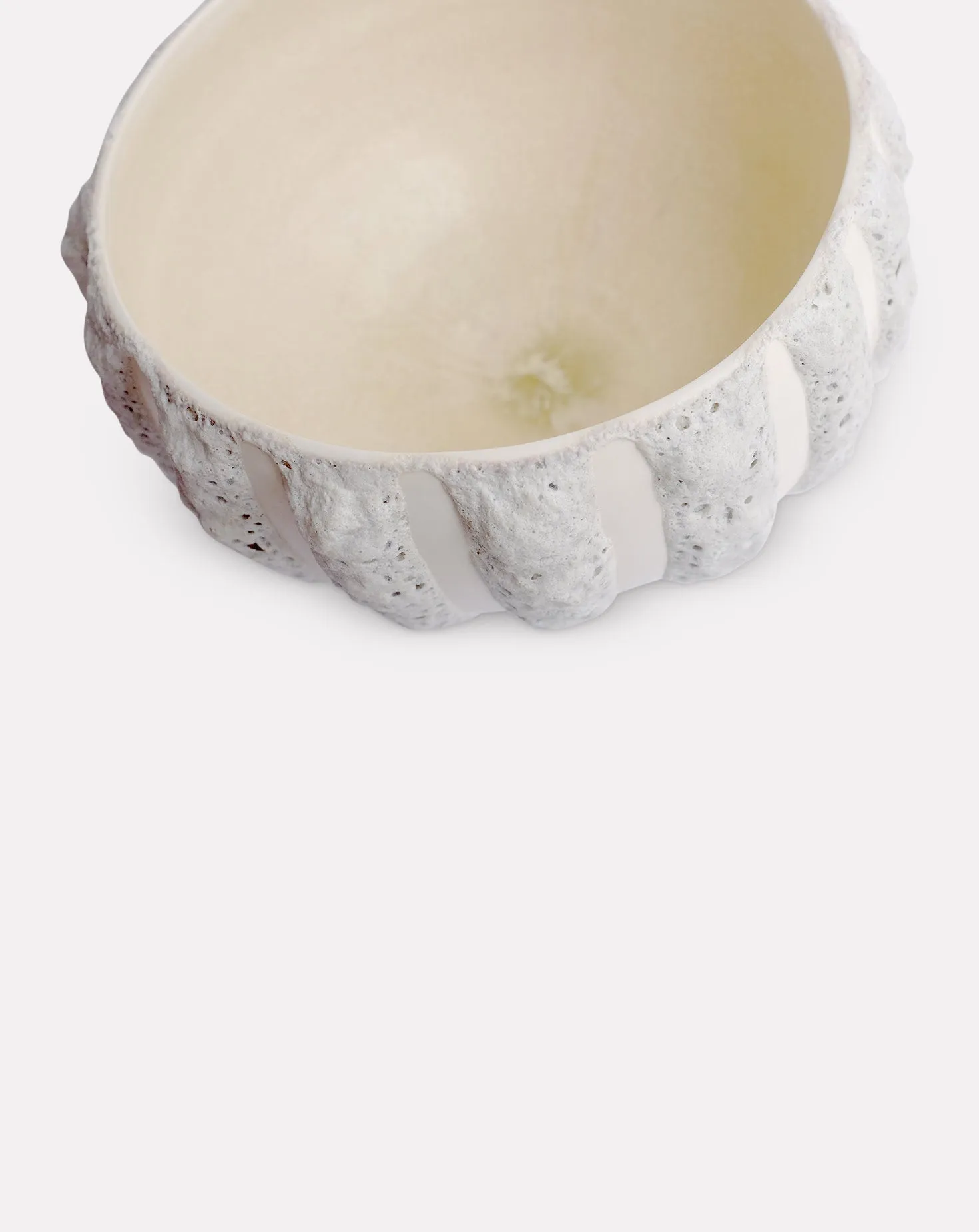 White Stripe Bowl