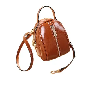 Women Faux Leather Wild Crossbody Bag Fashion Shell Shoulder Handbag